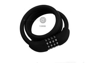 BRAVA ZA ZAKLJUČAVANJE NA BROJ KP573 10x1000mm SPIRALNA black